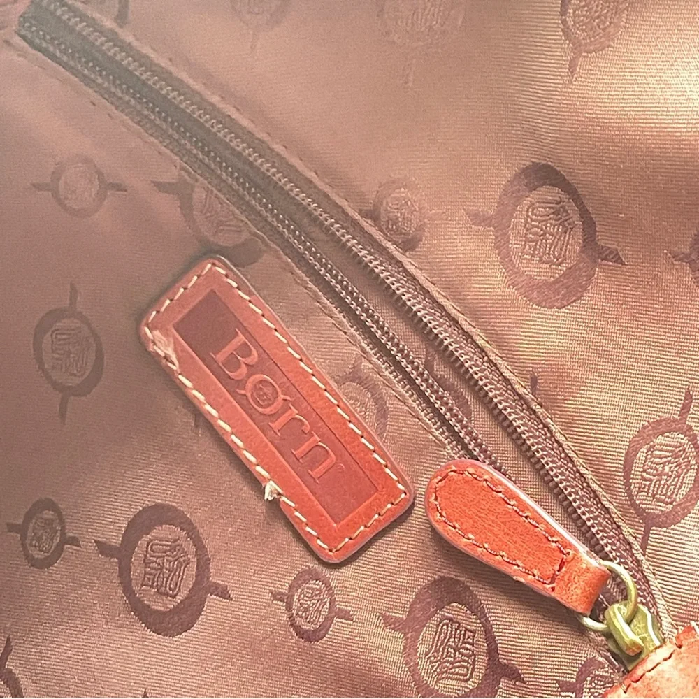 BORN Elaina Hobo Flap Leather Bag - Picture 5 of 6